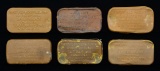 6 WWI & EARLIER US ARMY & NAVY FIRST AID PACKS.