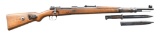 EARLY WAR MAUSER K98K BOLT ACTION RIFLE.