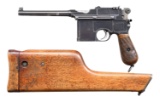 LATE MAUSER C96 CONEHAMMER SEMI-AUTOMATIC PISTOL