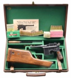 FINE MAUSER C96 SMALL RING BOLO SEMI-AUTOMATIC