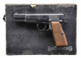EARLY POSTWAR FN HIGH POWER SEMI AUTO PISTOL.
