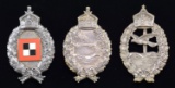 3 IMPERIAL GERMAN AVIATION BADGES.