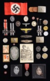WWII GERMAN BADGES, MEDALS, PINS, INSIGNIA, & MORE