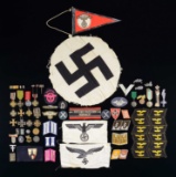 WWI & WWII GERMAN MEDALS, BADGES, PINS, COLLAR