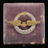 PRE WWI FRENCH BALLOON MECHANICS BADGE.