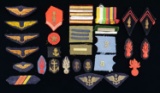 WWI ERA FRENCH NAVAL BULLION WINGS & ASSORTED
