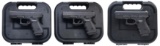 3 CONSECUTIVE GLOCK 23 GEN. 4 SEMI AUTO PISTOLS.