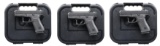LOT OF THREE CONSECUTIVE GLOCK 43X SEMI AUTO