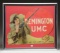 REMINGTON UMC LADY SHOOTER CARDBOARD DIE CUT.