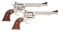 CONSECUTIVE PAIR OF RUGER SINGLE NINE SA
