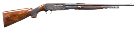 SUPERB REMINGTON 14E EXPERT GRADE PUMP RIFLE.