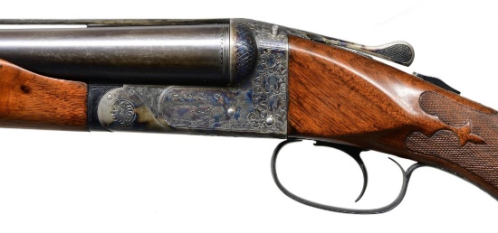 ITHACA NID GRADE 4E SIDE BY SIDE SHOTGUN.