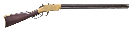 EARLY HENRY LEVER ACTION REPEATING RIFLE.