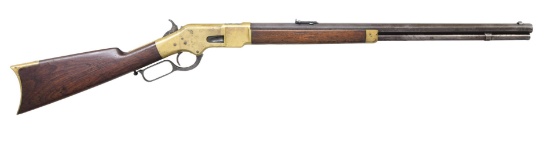 WINCHESTER 1866 THIRD MODEL LEVER ACTION RIFLE.