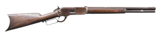 WINCHESTER 1876 OPEN TOP LEVER ACTION RIFLE.
