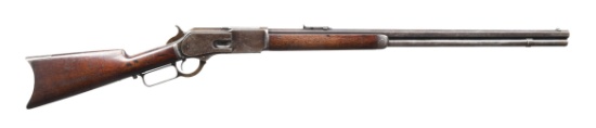 WINCHESTER 1876 THIRD MODEL LEVER ACTION RIFLE.