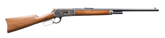 WINCHESTER 1886 LEVER ACTION SADDLE RING CARBINE.
