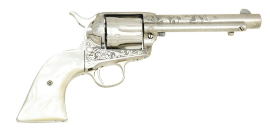 COLT FACTORY ENGRAVED 1ST GEN SAA REVOLVER