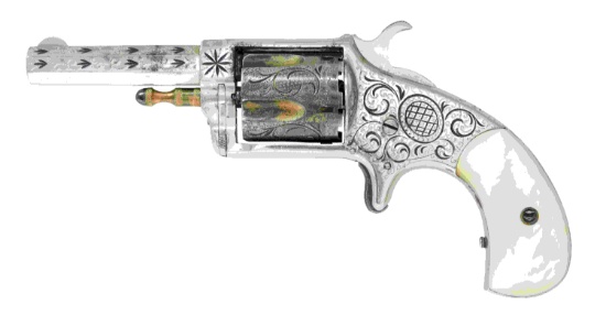 HOPKINS & ALLEN XL NO. 3 FACTORY ENGRAVED WITH