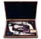 CASED ENGRAVED SILVER & GOLD PAIR OF COLT 1860