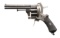 FINE 20-SHOT 2-BARREL LEFAUCHEUX REVOLVER PICTURED