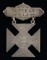 SILVER MASSACHUSETTS VOLUNTEER MILITIA BADGE.