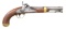 H. ASTON 1842 U.S. PERCUSSION PISTOL.