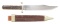 FINE LATE VICTORIAN JOSEPH ROGERS BOWIE KNIFE &