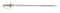 FEDERAL PERIOD PILLOW POMMEL SPADROON.