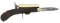 BRITISH PERCUSSION KNIFE PISTOL.