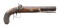 LARGE BORE PERCUSSION GREAT COAT PISTOL BY RICHARD