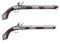 PAIR OF LEPAGE MOUTIER FLINTLOCK PISTOLS WITH