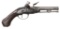 UNMARKED CANNON BARREL FLINTLOCK GREATCOAT
