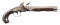 ALVIN WHITE CUSTOM FLINTLOCK PISTOL.