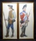 2 LARGE WATERCOLOR PAINTINGS BY THE RENOWNED NEW