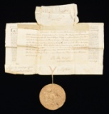 RARE 1772 WEST FLORIDA, KING GEORGE III LAND GRANT