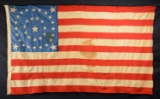 CIVIL WAR ERA MEDALLION PATTERN 36 STAR FLAG.