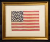 RARE MEDALLION PATTERN 45 STAR PARADE FLAG