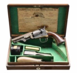 COLT CASED 1849 POCKET MODEL REVOLVER.