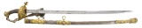 HIGH GRADE PRESENTATION SWORD TO 1st LIEUTENANT