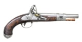 RARE SIMEON NORTH M1813 NAVAL SINGLE SHOT PISTOL.