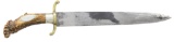 INTERESTING LARGE SPEAR POINT AMERICAN BOWIE