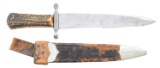RARE LARGE ANTEBELLUM SCOTTISH BOWIE KNIFE.