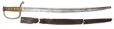 RARE & FINE BRASS HILTED D-GUARD CONFEDERATE