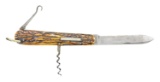 LARGE CIVIL WAR FOLDING LOCKBACK KNIFE CARRIED BY