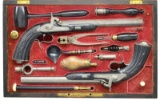 VERY FINE CASED PAIR OF PERCUSSION TARGET PISTOLS