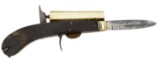 BRITISH PERCUSSION KNIFE PISTOL.