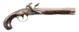 ALVIN WHITE CUSTOM FLINTLOCK PISTOL.