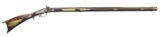 AMERICAN SWIVEL BREECH O/U PERCUSSION RIFLE.
