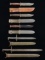 5 US BAYONETS & FIGHTING KNIVES.